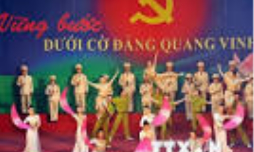 Chương trình nghệ thuật “Vững bước dưới cờ Đảng quang vinh”